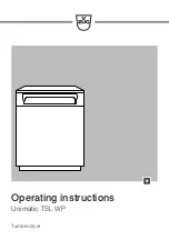 Предварительный просмотр 1 страницы V-ZUG 173 Operating Instructions Manual