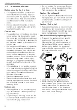 Предварительный просмотр 6 страницы V-ZUG 173 Operating Instructions Manual