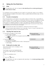 Предварительный просмотр 7 страницы V-ZUG 173 Operating Instructions Manual