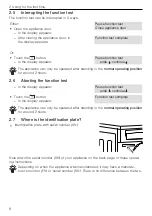 Предварительный просмотр 8 страницы V-ZUG 173 Operating Instructions Manual