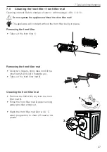 Preview for 27 page of V-ZUG 173 Operating Instructions Manual