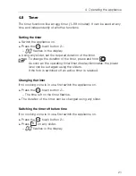 Предварительный просмотр 21 страницы V-ZUG 976 Operating Instructions Manual