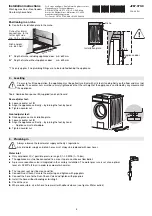 Предварительный просмотр 3 страницы V-ZUG Adora SLQ 267 Installation Instructions