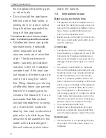 Preview for 6 page of V-ZUG Adora TSLQ WP Operating Instructions Manual