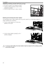 Предварительный просмотр 22 страницы V-ZUG AdoraDish V4000 OptiLift Operating Instructions Manual