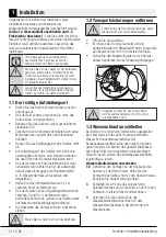 Preview for 2 page of V-ZUG AdorinaDry V200 Installation Instructions Manual