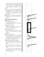 Preview for 34 page of V-ZUG CLASSIC Operating Instructions Manual