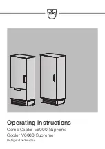 Предварительный просмотр 1 страницы V-ZUG CombiCooler V6000 Supreme Operating Instructions Manual