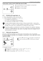 Предварительный просмотр 11 страницы V-ZUG CombiCooler V6000 Supreme Operating Instructions Manual