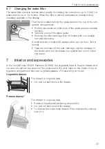 Preview for 27 page of V-ZUG CombiCooler V6000 Supreme Operating Instructions Manual