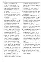 Предварительный просмотр 6 страницы V-ZUG CombiSteamer V6000 Operating Instructions Manual