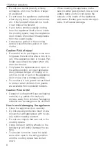 Предварительный просмотр 8 страницы V-ZUG CombiSteamer V6000 Operating Instructions Manual