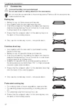 Предварительный просмотр 12 страницы V-ZUG CombiSteamer V6000 Operating Instructions Manual