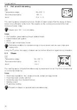 Preview for 32 page of V-ZUG CombiSteamer V6000 Operating Instructions Manual