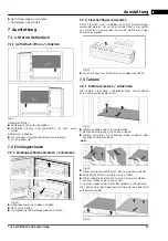 Предварительный просмотр 11 страницы V-ZUG Cooler V200 Operating Instructions Manual