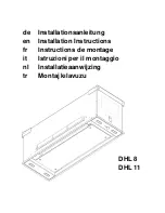 V-ZUG DHL 8 Installation Instructions Manual preview