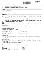 Предварительный просмотр 1 страницы V-ZUG DWPQ9 Installation Instructions