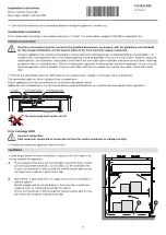 Preview for 5 page of V-ZUG GAS411GSBZ Installation Instructions Manual