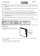 V-ZUG GAS641 Installation Instructions Manual preview
