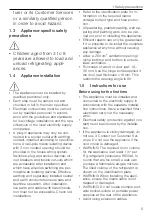 Preview for 5 page of V-ZUG Ideal Operating Instructions Manual