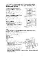 Предварительный просмотр 11 страницы V-ZUG Komfort 60i Operating Instructions Manual