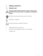 Preview for 5 page of V-ZUG Miwell-Combi XSL Operating Instructions Manual