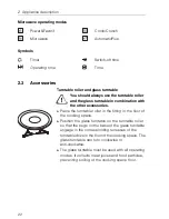 Preview for 22 page of V-ZUG Miwell-Combi XSL Operating Instructions Manual