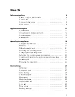 Предварительный просмотр 3 страницы V-ZUG SL Operating Instructions Manual