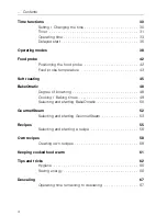 Предварительный просмотр 4 страницы V-ZUG SL Operating Instructions Manual