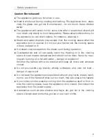 Предварительный просмотр 9 страницы V-ZUG SL Operating Instructions Manual