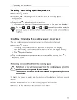 Preview for 23 page of V-ZUG SL Operating Instructions Manual