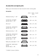 Предварительный просмотр 79 страницы V-ZUG SL Operating Instructions Manual