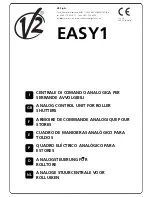 Preview for 1 page of V2 EASY1 User Manual