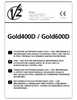 V2 Gold Series Manual preview