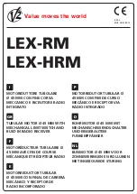 Preview for 1 page of V2 LEX-RM Manual