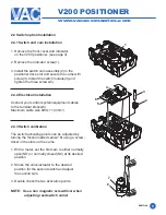 Preview for 9 page of VAC V200 POSITIONER Installation,Operation And Maintenance Instruction