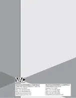 Предварительный просмотр 16 страницы VAC V200 Series Installation, Operation And Maintenance Manual