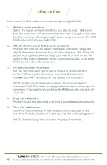Preview for 10 page of Vacmaster SV10 User Manual