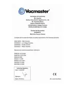 Предварительный просмотр 17 страницы Vacmaster VQ1220PFC User Manual