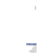 Предварительный просмотр 23 страницы Vacon CX Series User Manual