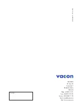 Предварительный просмотр 17 страницы Vacon CX Installation Manual