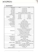 Preview for 4 page of Vacron Digital Video Recorder User Manual