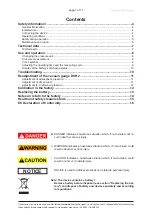 Предварительный просмотр 3 страницы vacuubrand DVR 2 Instructions For Use Manual