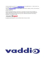 Preview for 176 page of VADDIO 999-60210-000 Complete Manual