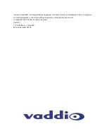 Preview for 35 page of VADDIO ClearSHOT 10 USB Configuration And Administration Manual