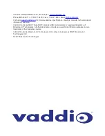 Preview for 74 page of VADDIO ConferenceSHOT AV Integrator'S Complete Manual