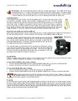 Preview for 12 page of VADDIO RoboSHOT 12 Installation And User Manual