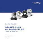 VADDIO RoboSHOT 20 UHD Complete Manual предпросмотр