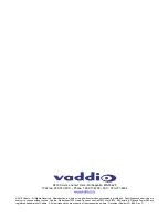 Preview for 18 page of VADDIO WallVIEW CCU HD-18 HD-SDI Installation And User Manual