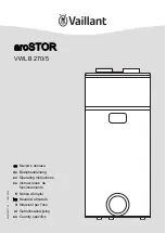Vaillant aroSTOR VWL B 270/5 Operating Instructions Manual preview